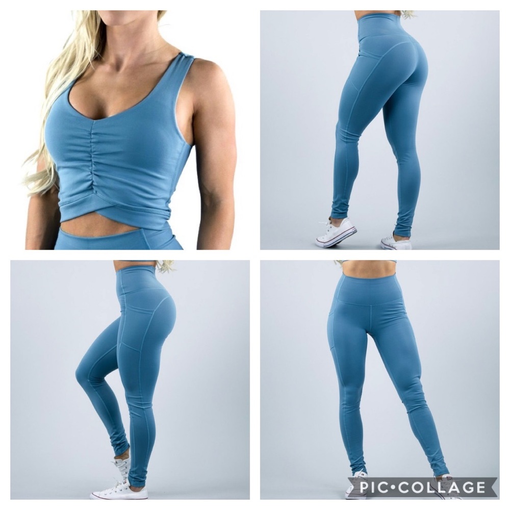 Buff Bunny Aegean Blue Set XS